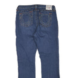 BECCA Womens Regular Blue Denim Jeans W34 L32 Classic Cotton Blend Zip