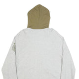 NIKE Mens Grey & Olive 1908 Zip Up Hoodie L Casual Sportswear Sweatshirt