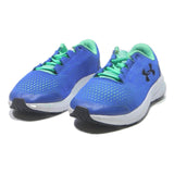 UNDER ARMOUR Boys Running Trainers Blue & Green Synthetic UK 4 Lightweight