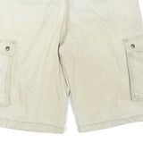CARHARTT Mens Shorts Beige Cargo Plain M W34 Utility Workwear Cotton Blend