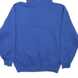 DODGER Mens Blue Aurora University Baseball Pullover Hoodie M Cotton Blend