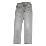 LEVI'S Mens Regular Fit Grey Denim Jeans W29 L30 Casual Button Closure