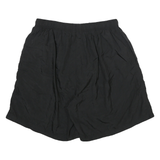 REEBOK Mens Black Sports Shorts XL W30 Lightweight Polyester Blend Casual