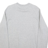 ADIDAS Mens Grey Cotton Blend Crew Neck M Sweatshirt Pullover Logo Print