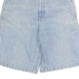 EDWIN Womens Light Blue Denim Casual Shorts S W27 Relaxed Fit