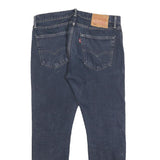 LEVI'S 512 Mens Slim Blue Denim Dark Jeans W32 L30 Classic Cotton Blend Zip