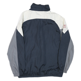 NFL Mens Navy White Grey Zip Jacket XL Polyester Blend Plain Sportswear Track