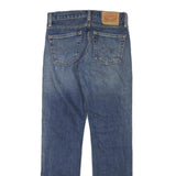 LEVI'S Mens Slim Blue Denim Light Wash Jeans W28 L30 Classic Zip Pockets