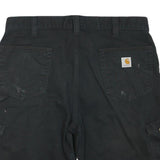 CARHARTT Mens Shorts Black Casual Cargo L W36 Workwear Durable