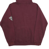 PRAIRIE MOUNTAIN Mens Maroon Seattle Pullover Hoodie L Cotton Blend