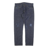 LEVI'S 511 Slim Mens Jeans Blue Slim Skinny Denim Raw W33 L30 Classic Fit