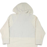 TRADITION Womens Cream Jacket L Polyester Blend Plain Button Closure Hooded