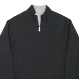 ADIDAS Womens Black Track Jacket S Polyester Blend Plain Zip Fitness Sportswear