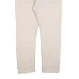 LEVI'S Mens Regular Fit Beige Cotton Blend Trousers W38 L30 Casual Zip Closure