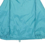 CURRENT SEEN Womens Blue Nylon Button Jacket M Plain Lightweight Outerwear