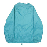 CURRENT SEEN Womens Blue Nylon Button Jacket M Plain Lightweight Outerwear