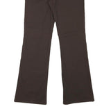 ESCADA SPORT Mens Cotton Blend Brown Regular Flared Trousers W30 L32 Stylish