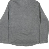 THE NORTH FACE Womens Grey Hooded Pullover L Cotton Blend Casual Outdoor