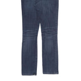 DKNY Mens Slim Blue Denim Skinny Jeans W28 L29 Cotton Blend Zip Casual