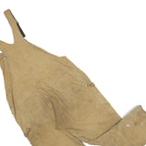 CARHARTT Mens Beige Workwear Cotton Blend Dungarees L W40 L28 Durable Practical