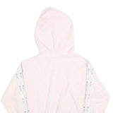 CHAMPION Womens Pink Hoodie XS Polyester Blend Casual Logo Tape Trim