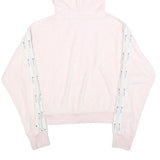 CHAMPION Womens Pink Hoodie XS Polyester Blend Casual Logo Tape Trim
