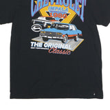 CHEMISTRY Mens Black Chevrolet Graphic T-Shirt L Short Sleeve Crew Neck Cotton
