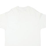 Mens White XL Graphic T-Shirt Short Sleeve Crew Neck Cotton Blend Casual Wear
