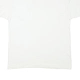Mens White XL Graphic T-Shirt Short Sleeve Crew Neck Cotton Blend Casual Wear