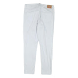 LEVI'S 311 Womens Jeans White Slim Slim Skinny Denim Raw W30 L25 Zip