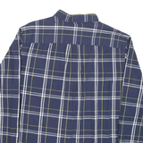 AMERICAN EAGLE Mens Blue & Yellow Checked Cotton Blend Shirt L Casual