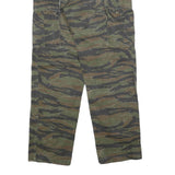 PROPPER INTERNATIONAL Mens Cotton Blend Green & Brown Tiger Stripe Regular Cargo