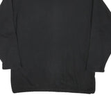 DAZNA Womens Black Cotton Blend Crew Neck M Graphic Print Sweatshirt