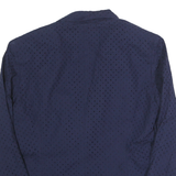 BANANA REPUBLIC Womens Navy Blue Button Jacket XXS Cotton Blend Plain Stylish