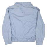 LEVI'S Mens Blue Cotton Button Jacket S Plain Casual Retro Lightweight