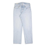 LEVI'S 501 Womens Jeans Blue Regular Straight Denim Light W27 L30 Classic Fit