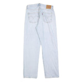 LEVI'S 501 Womens Jeans Blue Regular Straight Denim Light W27 L30 Classic Fit