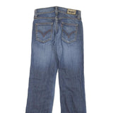 LEVI'S Womens Jeans Blue Slim Straight Denim Medium W25 L30 Stylish Comfort