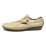 HUGO BOSS Mens Casual Slip-On Leather Shoes Beige UK 8 Stylish Comfortable