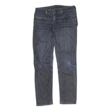 COVER Womens Slim Blue Denim Cotton Blend Zip Jeans W30 L26 Stylish Comfortable