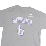 Mens Grey Cotton Sacramento Graphic T-Shirt L Short Sleeve Crew Neck Sport