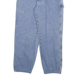DICKIES Mens Jeans Blue Relaxed Loose Denim Rinse W29 L26 Workwear Zip Pocket