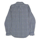 RALPH LAUREN Mens Blue & White Check Shirt L Button-Down Collar Classic Fit