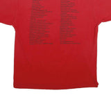 ALORE Mens Red Cotton Graphic T-Shirt L Short Sleeve Crew Neck Marine Corps