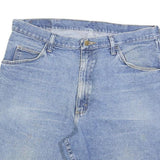 WRANGLER Mens Denim Blue Casual Shorts L W36 Classic Cotton Blend