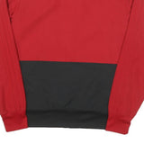ADIDAS Mens Red & Black Zip Track Jacket S Polyester Blend Sport Wear