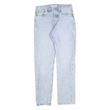 LEVI'S Womens Jeans Blue Regular Straight Denim Light W27 L30 Button Closure