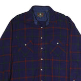 HIGH SIERRA Mens Blue & Red Plaid Cotton Shirt XL Button Front Casual
