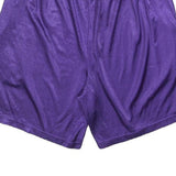 STARTER Mens Purple Casual Shorts L W32 Polyester Comfortable Fit