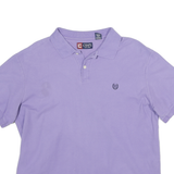 CHAPS Mens Purple Polo Shirt Short Sleeve Embroidered Logo XL Classic Fit